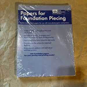 That Patchwork Place 100ct Papers for Foundation Piecing White Printer Friendly